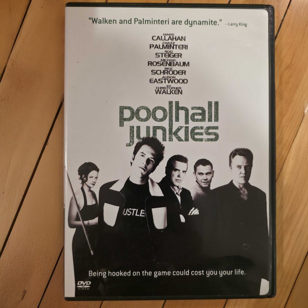 HBO Video Poolhall Junkies DVD Widescreen 2003 Mars Callahan Chazz Palminteri